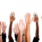volunteer hands